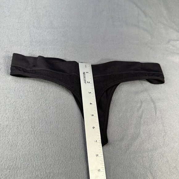 Aeropostale Women’s Size Medium Panty Thong Seamless Black New Without Tags - Picture 7 of 7